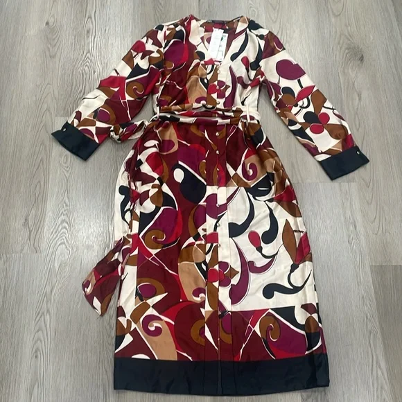 Zara printed shirt dress - Picture 4 of 5